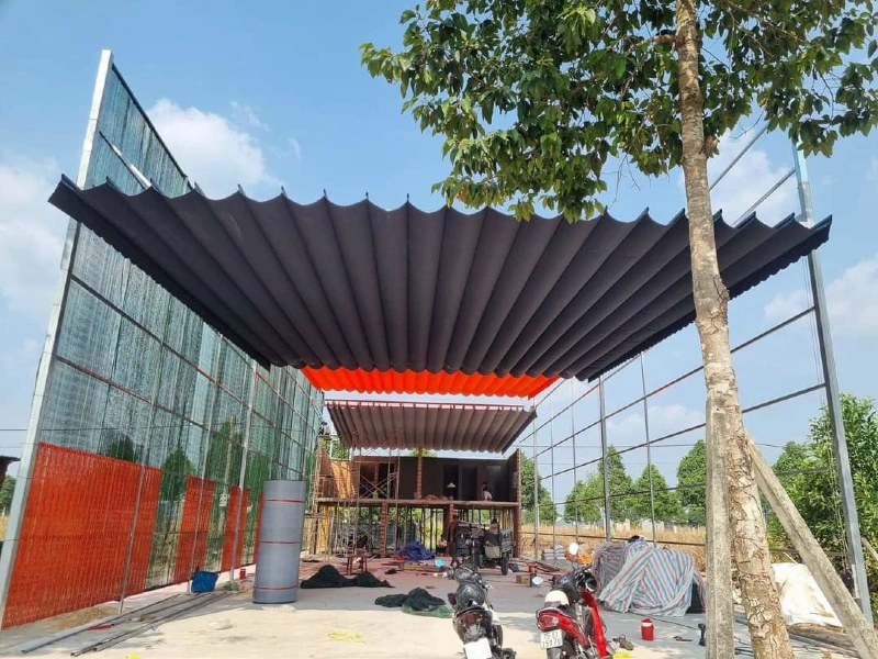 Mái che bạt xếp
