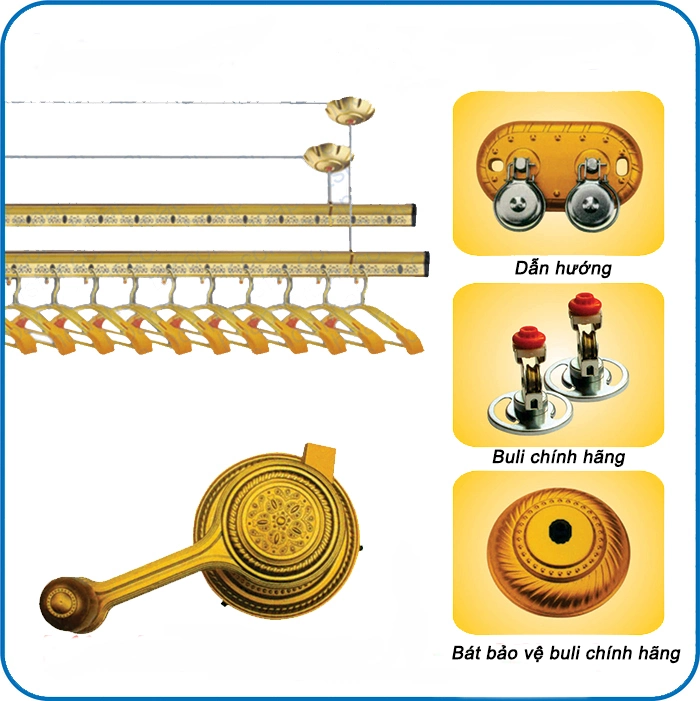 Giàn phơi thông minh Hòa Phát Gold-KG900