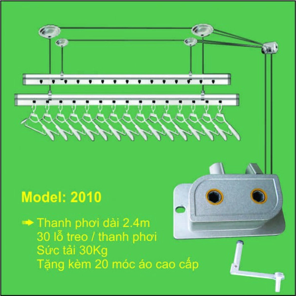Giàn phơi thông minh seri 666B