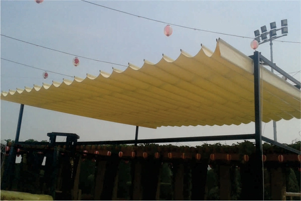 Mái xếp di động lượn sóng